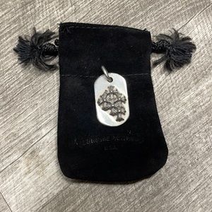 Rare chrome hearts cemetery dog tag